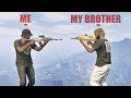 My little brother challenged me to a 1v1... | GTA 5 THUG LIFE #225