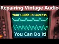Repairing vintage audio equipment solid state  tube how to repair  restore old 2 channel stereos