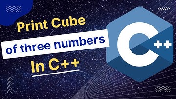 C++ Program To Find The cube Of a Number