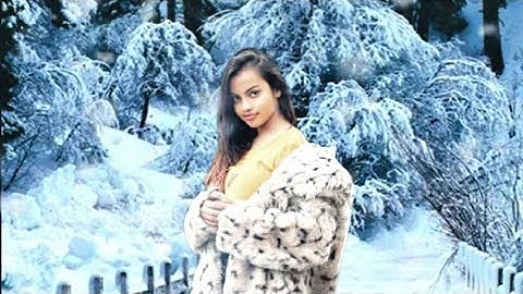 winter Background photo editing kinemaster tutorial part 18 #short