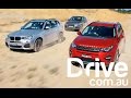 Land Rover Discovery Sport v BMW X3 v Audi Q5 Comparison | Drive.com.au