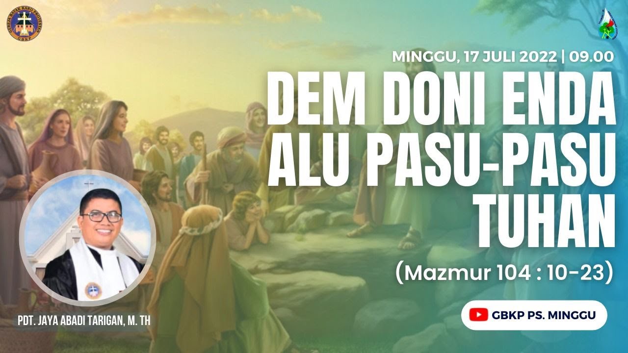 Ibadah Minggu Merdang | Pdt.Jaya Abadi Tarigan, M.Th | (17 Juli 2022)