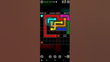 How To Solve Flow Free Bridges Classic Pack 2 Level 24 9x9 Board Walk Through Solution Walkthrough