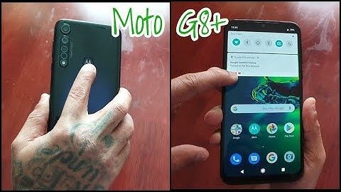 Moto G8 Plus Swipe Fingerprint For Notifications DEMO!!