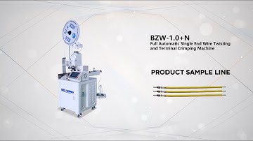 BZW-1.0+N Automatic single end twisting and terminal crimping machine