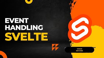 What is event handling in Svelte #12 | RDH Code |