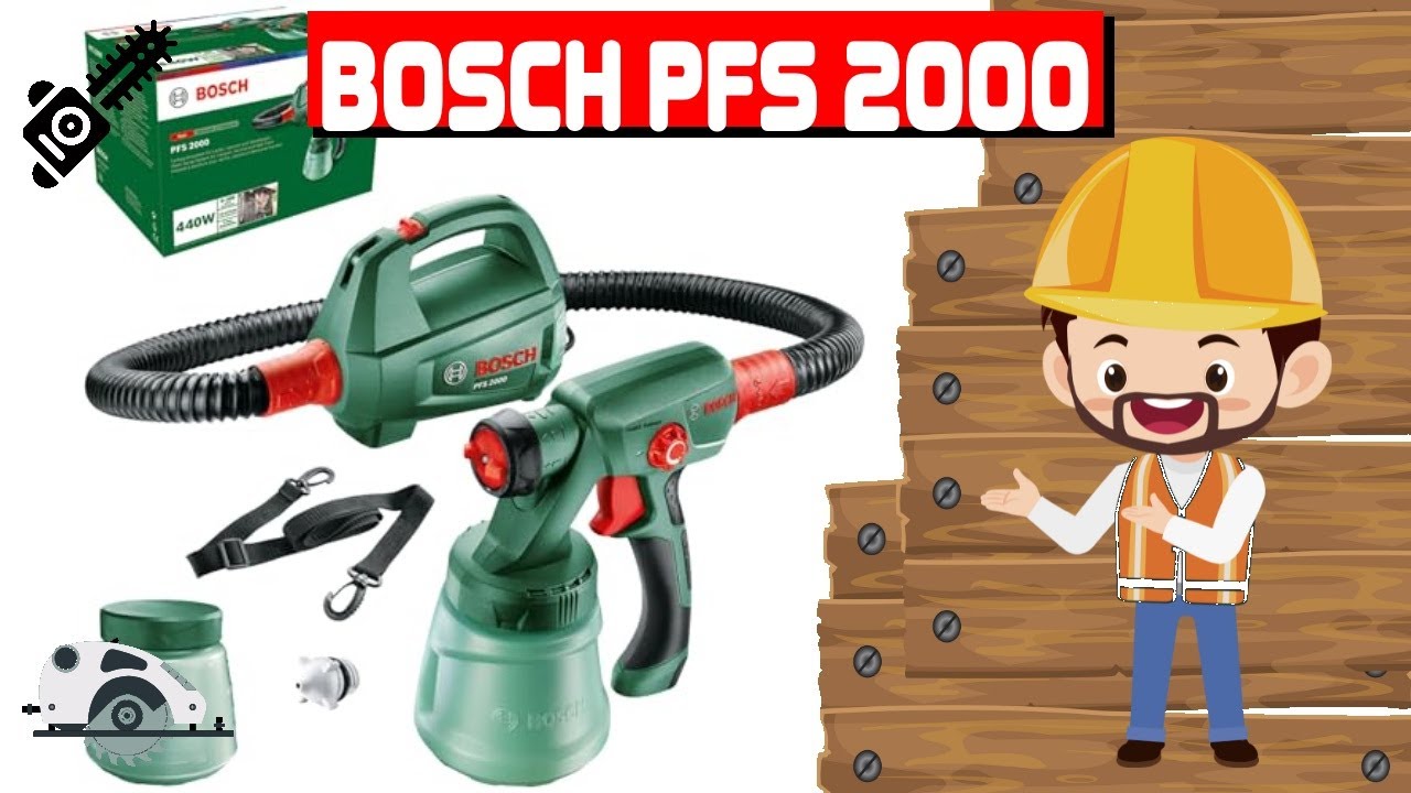 Pistolet Peinture 440W - 800 Ml - Bosch PFS 2000 ALL PAINT