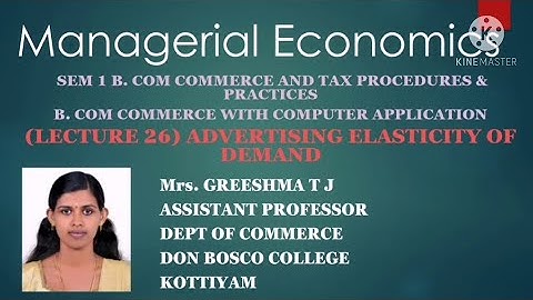 LECTURE 26 MANAGERIAL ECONOMICS SEM 1 B.COM TAXATION