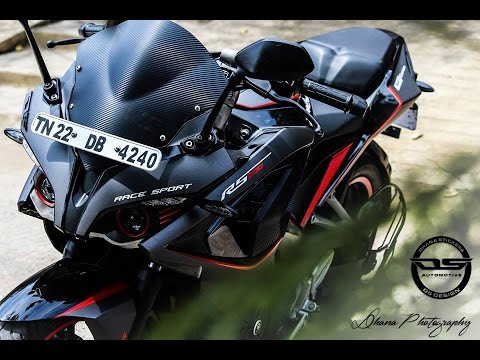 Bajaj Pulsar Rs 0 Modified Wrap In Matte Grey And Red Best Looking Rs 0 Youtube