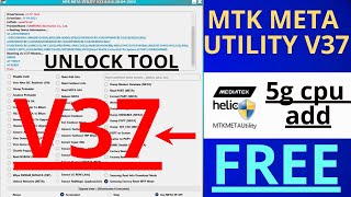 MTK Auth Bypass Tool V37 Update 2022 || Mtk Auth Bypass Tool Latest Version (5G CPU ADD)