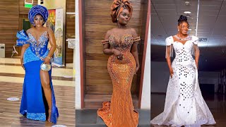 Trending and latest lace 2022//the latest lace styles for Asoebi &owambe styles.#lace.