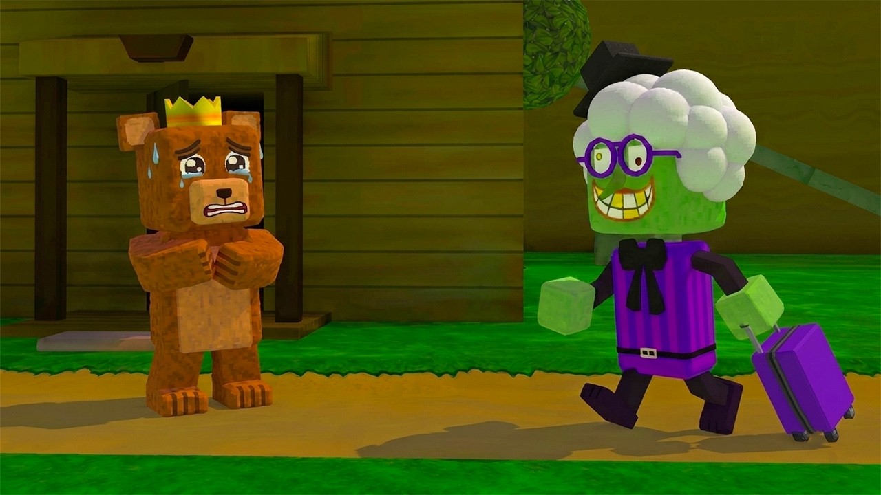 NİNETALUS AYI KÖYÜNE GELDİ! 🚨| Super Bear Adventure