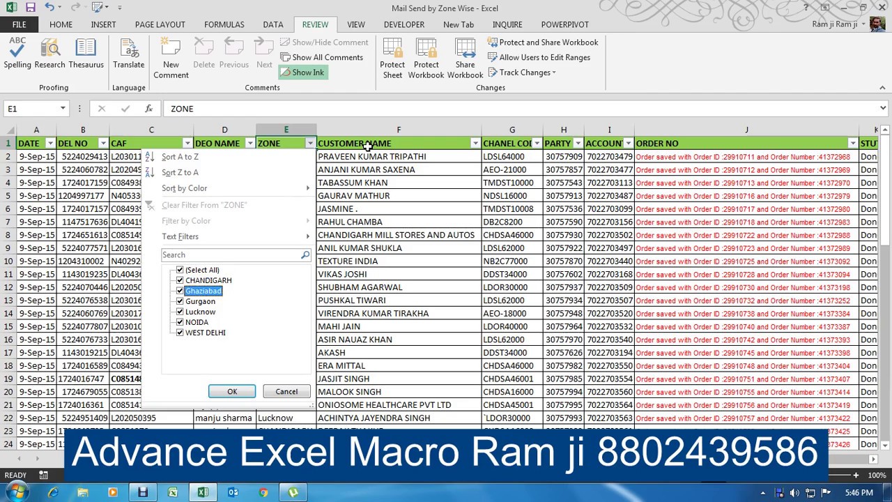 Mis Report Automation Share With Advanced Excel Youtube