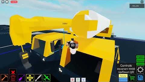 How to build a mobile crane  Roblox Plane Crazy- Part 7
