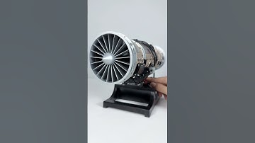 F35 fighter jet turbofan engine model