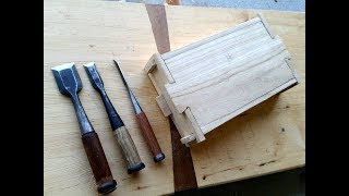 Beginning Japanese Woodworking || Making a Chisel Box