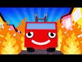 Baby Fire Truck Puts Out A FIRE | Gecko Cartoon For Kids | Nursery Rhyme & Kids Songs