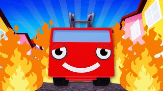 Baby Fire Truck Puts Out A FIRE | Gecko Cartoon For Kids | Nursery Rhyme & Kids Songs
