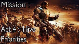 Gears of War: 2 - Act 4 Hive Mission Priorities