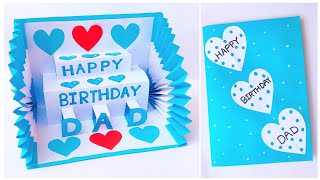 Happy Birthday Card for Dad 2024 | How to make Father's Day Greeting card 2024 | Handmade #card