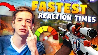 CS:GO - FASTEST PRO REACTION TIMES OF ALL TIME!! ft. kennyS, FalleN, s1mple & More!