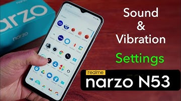 Realme Narzo N53: How to OFF Touch Vibration | Realme Narzo N53 me Vibration & Sound Kaise Set Kare