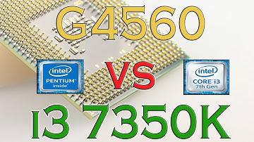 G4560 vs i3 7350K - BENCHMARKS / GAMING TESTS REVIEW AND COMPARISON / Kaby Lake vs Kaby Lake