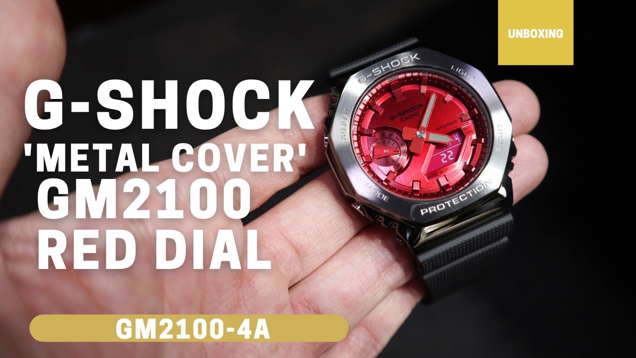 キズご理解の方：G-SHOCK GM-2100Bレッド GM-2100B-4A | CASIO