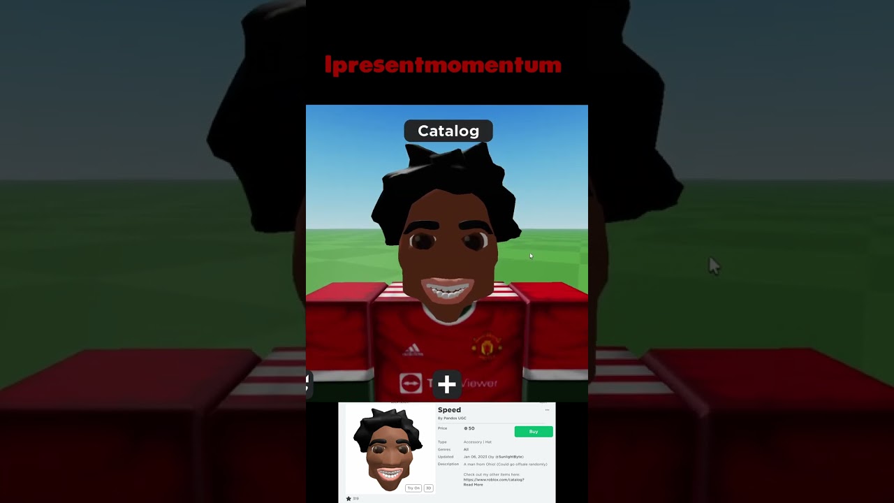 Roblox IShowSpeed UGC 💀 #shorts