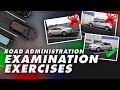 Road administration examination exercises