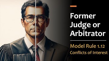 Modelregel 1.12 - Voormalig rechter of arbiter