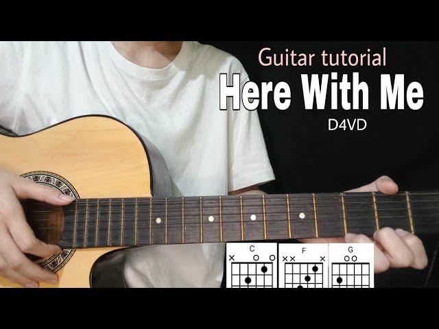 how to play here with me d4vd on electric guitar｜TikTok Search