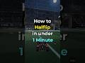 How to Half Flip in 20 Seconds! (Easiest Way) #rocketleague #rocketleaguetutorials #howto