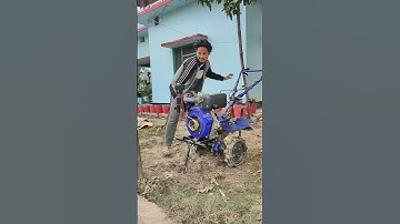 starting failed 😭  | 9hp power tiller #powertiller #shorts #tractor #minitractor #failed #ytshort