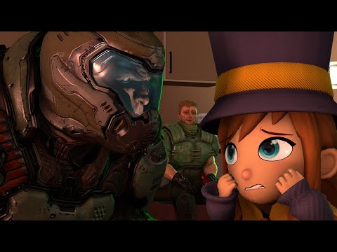 Hat Kid annoys the Slayer [SFM]