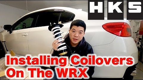 How to install Coilovers on the 2019 WRX || HKS HYPERMAX GT IV