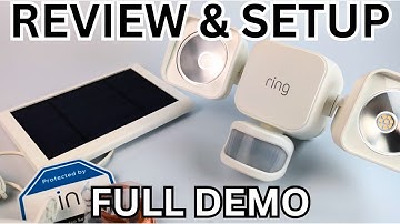 Ring Solar Floodlight Review, Setup, & Demo