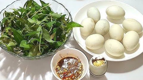 Bí quyết luộc Hột Vịt Lộn siêu ngon để nguội không bị tanh - Bếp Nhà Hoàng