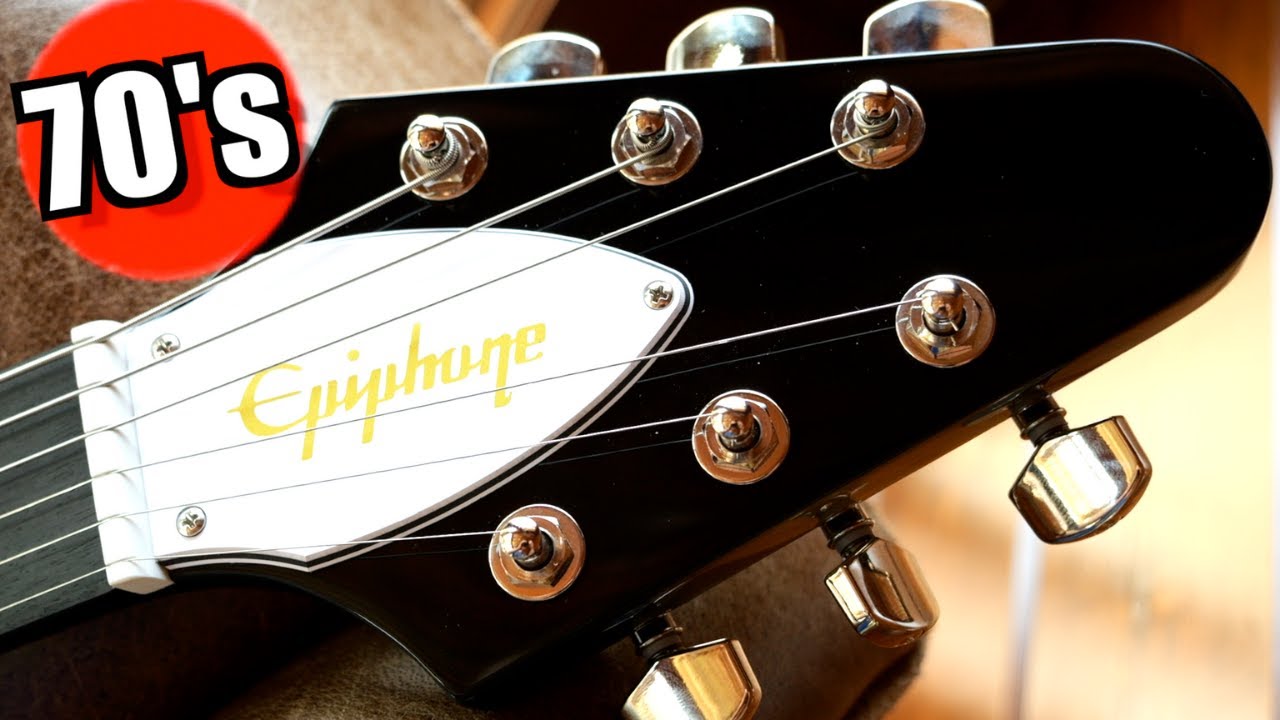 I'm REALLY Excited for This New Epiphone! | 2025 Epi 70s Flying V Silverburst Review + Demo