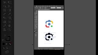 Create Google Lens logo isaliye using Adobe illustrator| illustrator tutorial