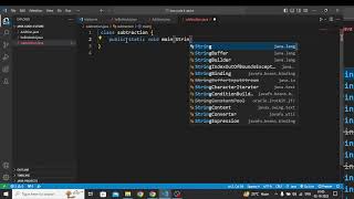 #Q3. subtraction of two number in java || use ide vsCode