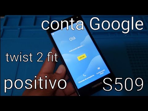 Desbloqueio Conta Google positivo twist 2 fit S509 Android 8.1