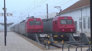 CP 2024 Part 3; Electric locos on Intercity services at Faro station, plus a stabled AP; 03/04/2024