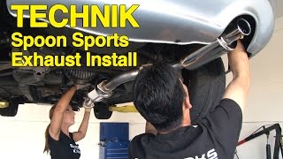 How to Install an Exhaust - Honda S2000 - Spoon Sports - Technik