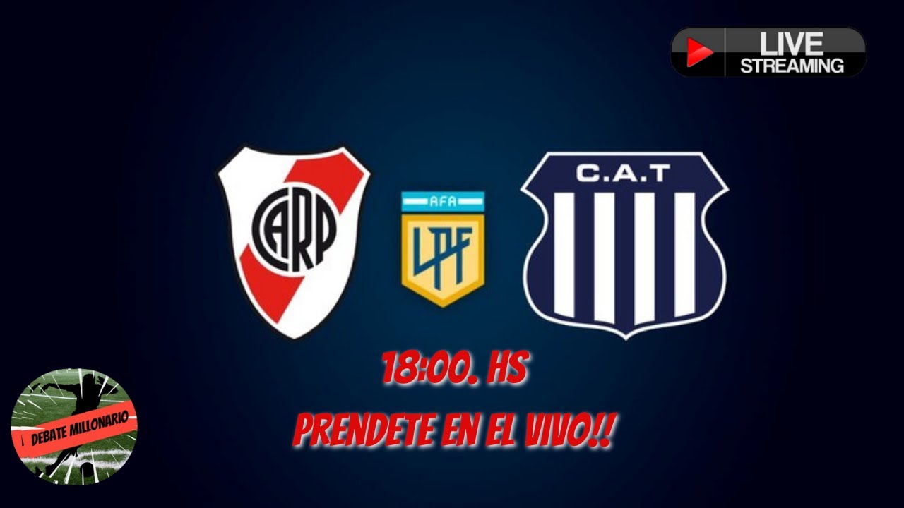River plate vs talleres - Liga Profesional - en vivo - YouTube