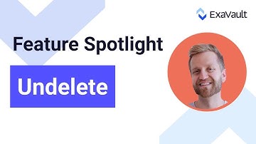 New Feature: Trashcan, Undelete Files and Folders