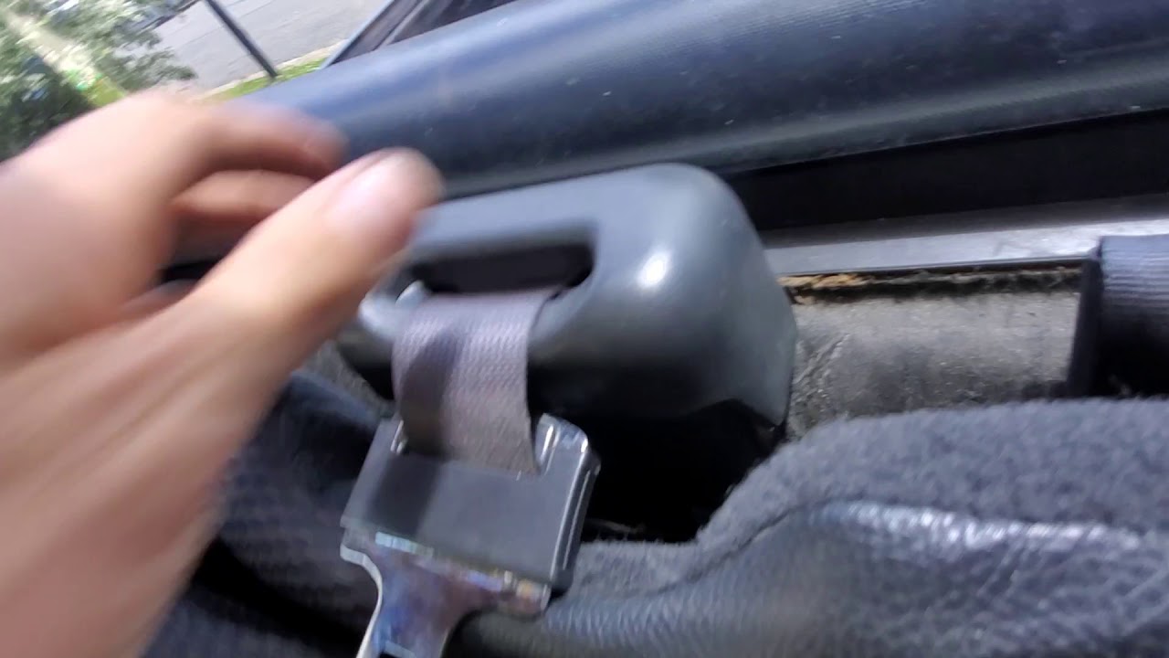 2003 Dodge Ram 2500 rear middle seat belt replacement - YouTube