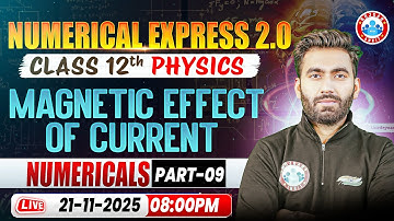 Magnetic Effect of Current | Numericals Part 9 | Class 12 Physics | UP Board English Medium RWA