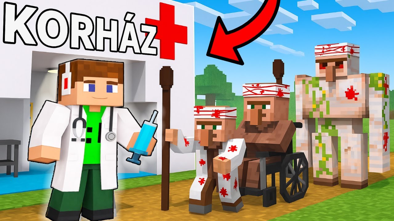NYITOTTAM EGY SAJÁT KORHÁZAT A MINECRAFT-BAN! 😱