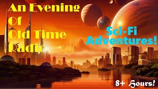 All Night Old Time Radio Shows | Sci Fi Adventures! | Classic Science Fiction Radio Shows | 8 Hours!